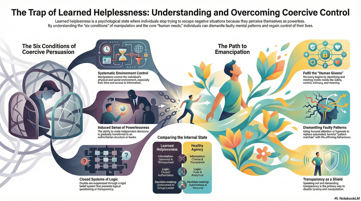 Have we a pandemic of Learned Helplessness and can we eradicate it?